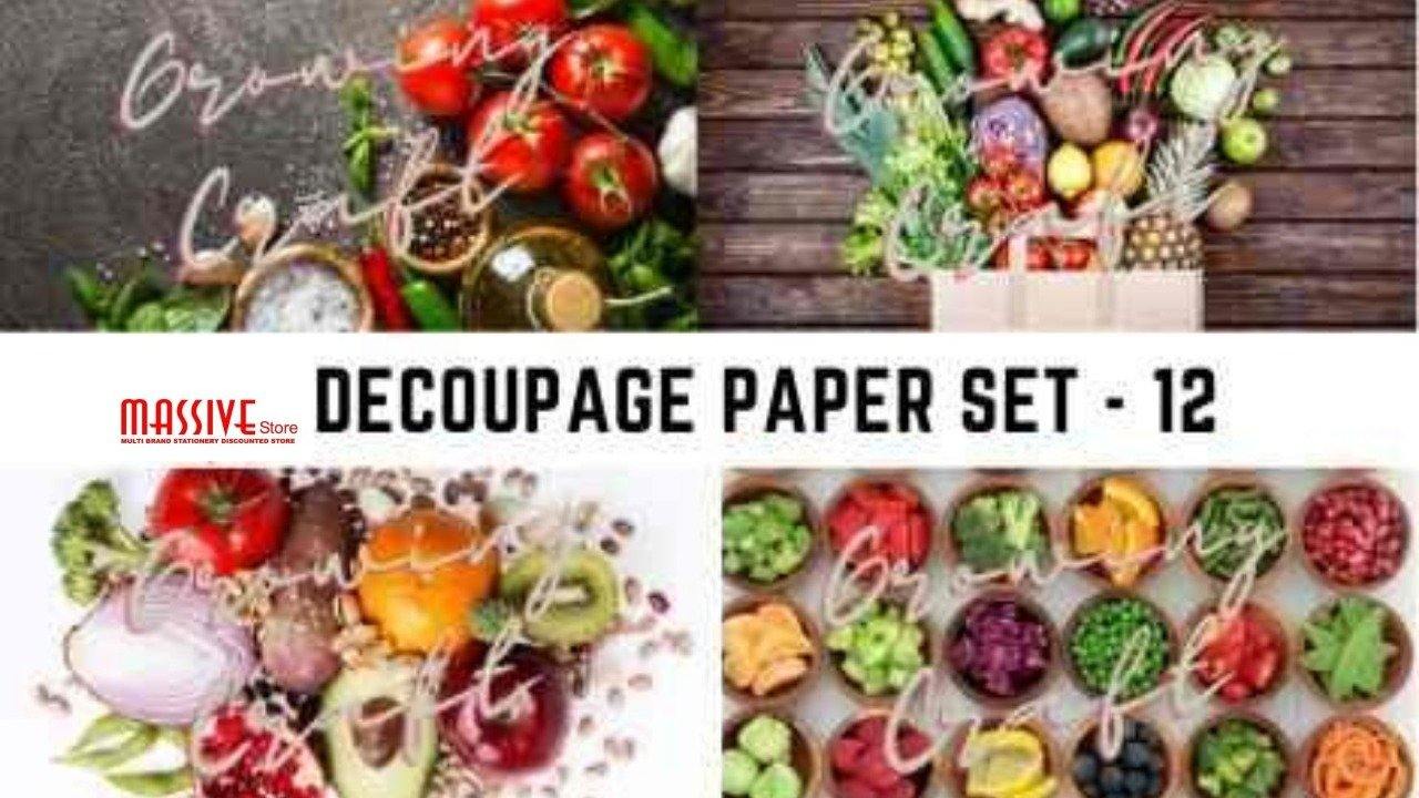 Massive Decoupage Paper - Set 12 - Growing Craft - Best craft Supplies