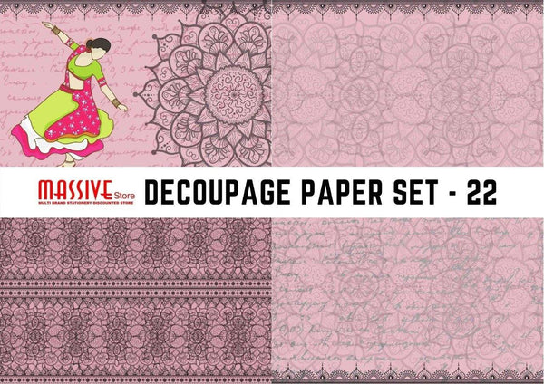 Massive Decoupage Paper - Set 22 - Growing Craft - Best craft Supplies