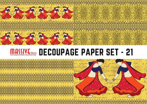 Massive Decoupage Paper - Set 21 - Growing Craft - Best craft Supplies