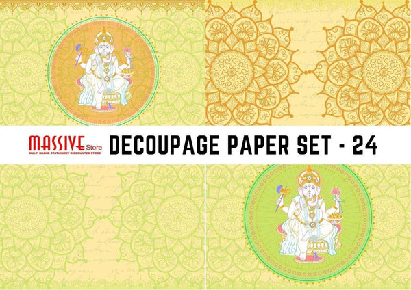 Massive Decoupage paper - Set 24 - Growing Craft - Best craft Supplies