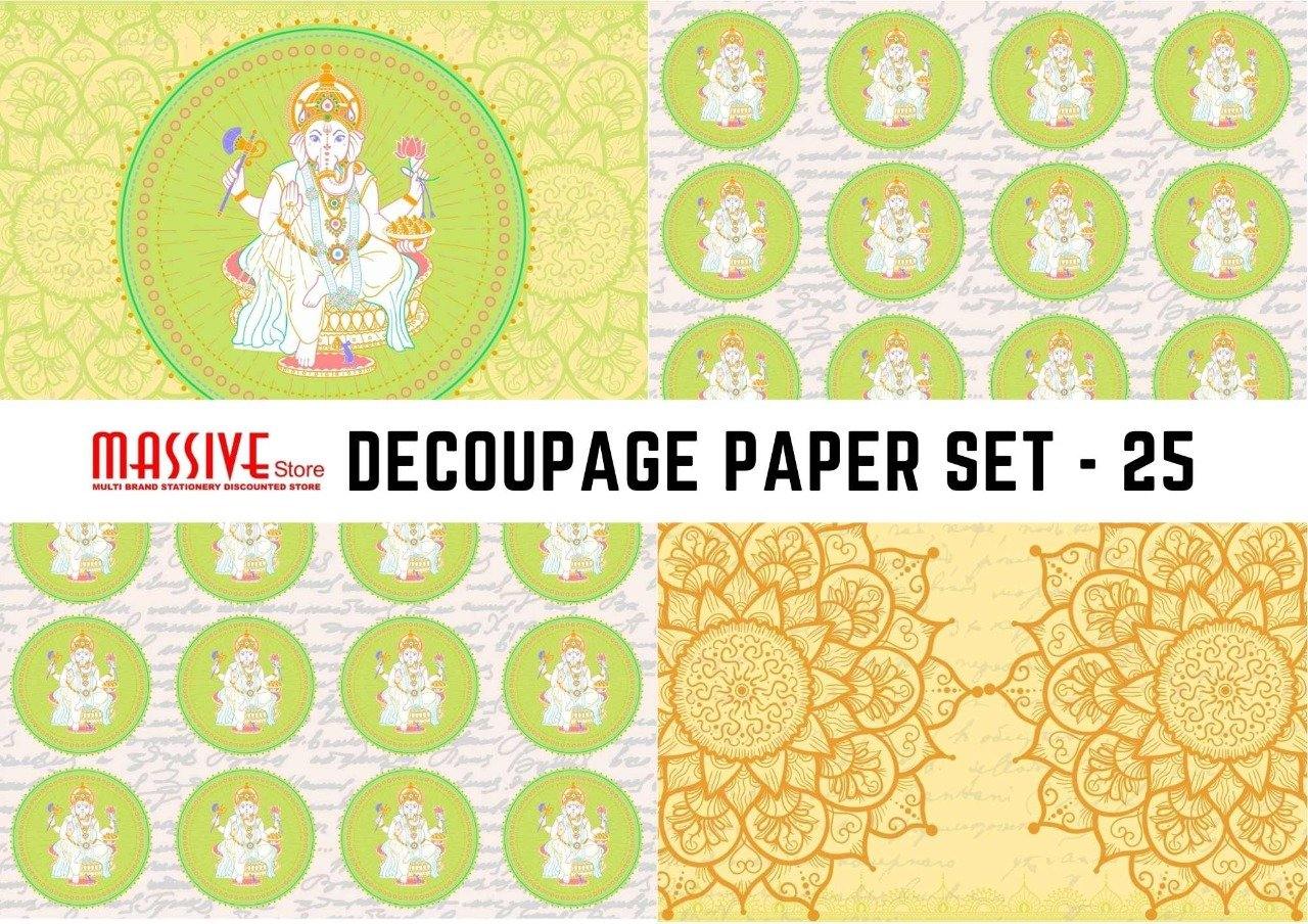 Massive Decoupage paper  - Set 25 - Growing Craft - Best craft Supplies