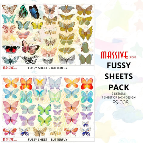 Fussy Sheet - Butterfly (FS - 008) - Growing Craft - Best craft Supplies