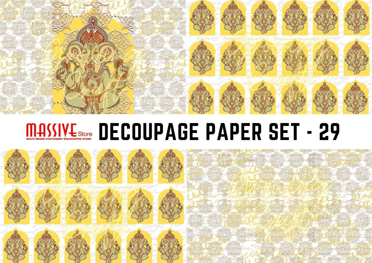 Massive Decoupage Paper  - Set 29 - Growing Craft - Best craft Supplies