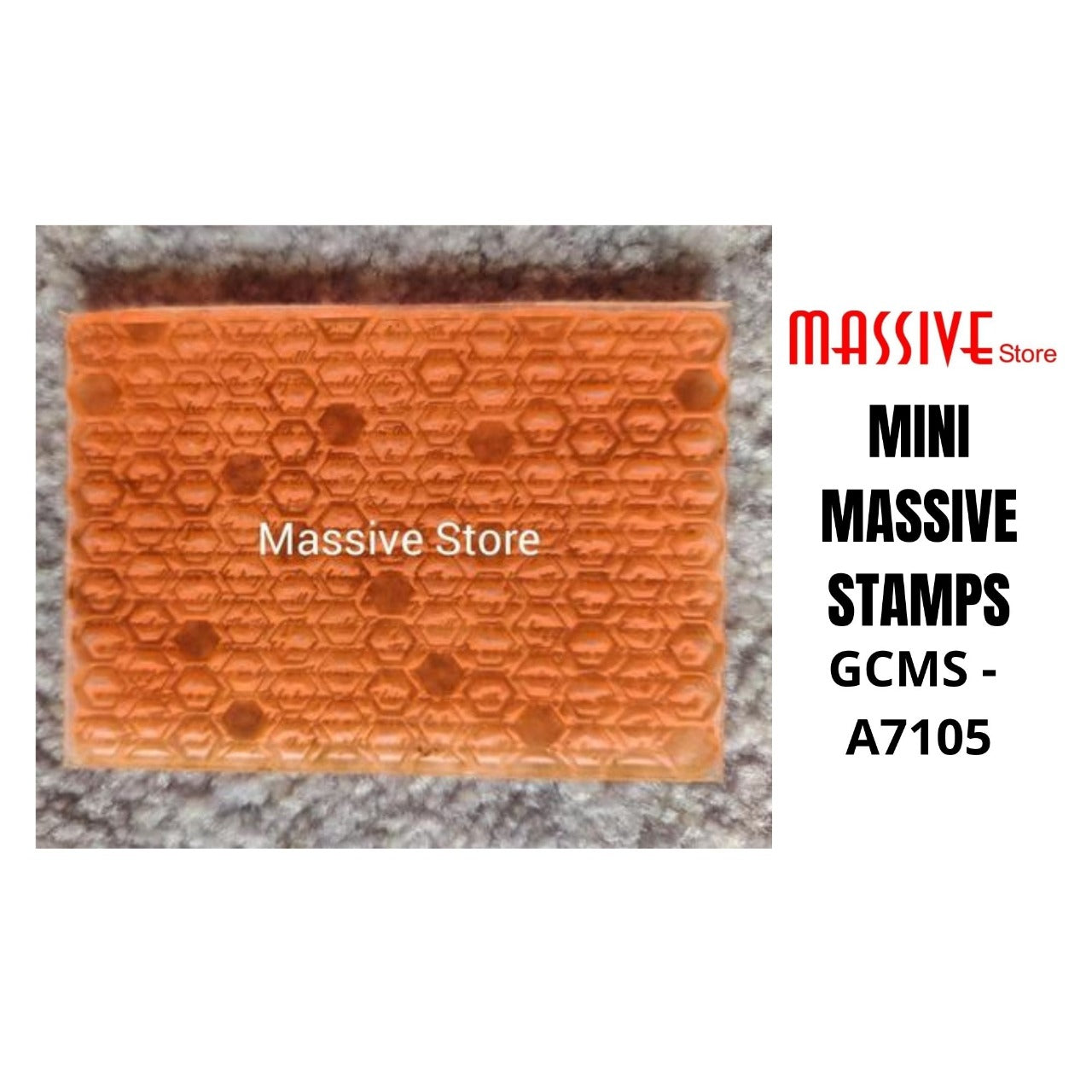Hexa Mixed Media Stamp (GCMS A7105) - Growing Craft - Best craft Supplies