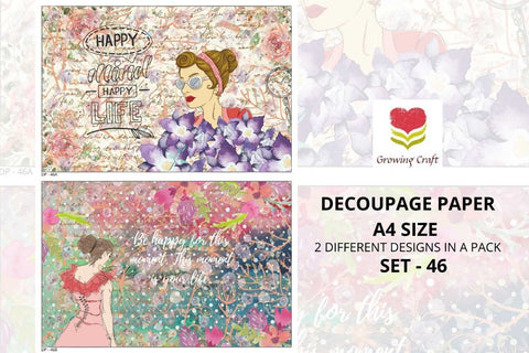 Massive Decoupage Paper -Set  46 - Growing Craft - Best craft Supplies