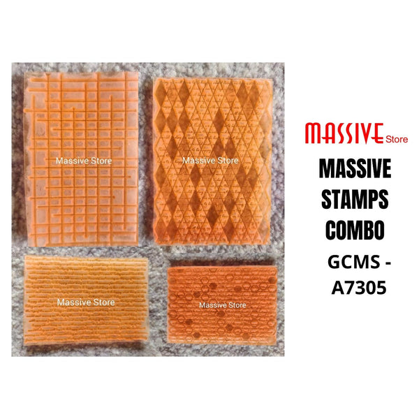 Mixed Media Stamp Combo of - 4 GCMS - A7305 - Growing Craft - Best craft Supplies