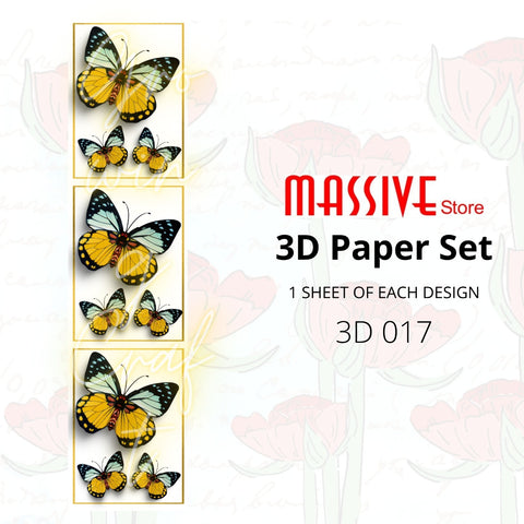 3D Decoupage Paper (3D 017) - Growing Craft - Best craft Supplies