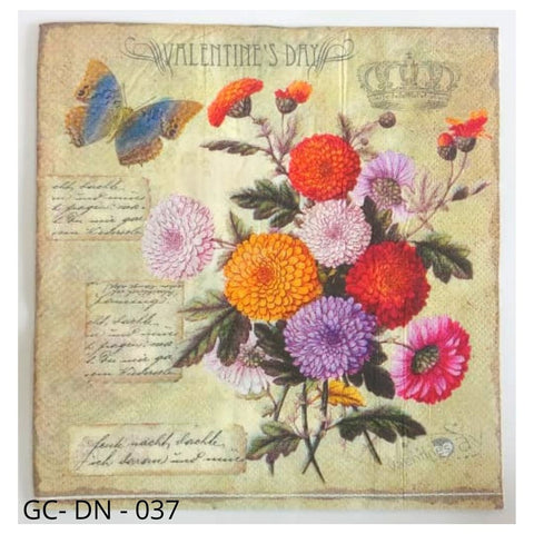 Decoupage Napkins - DN 037 - Growing Craft - Best craft Supplies