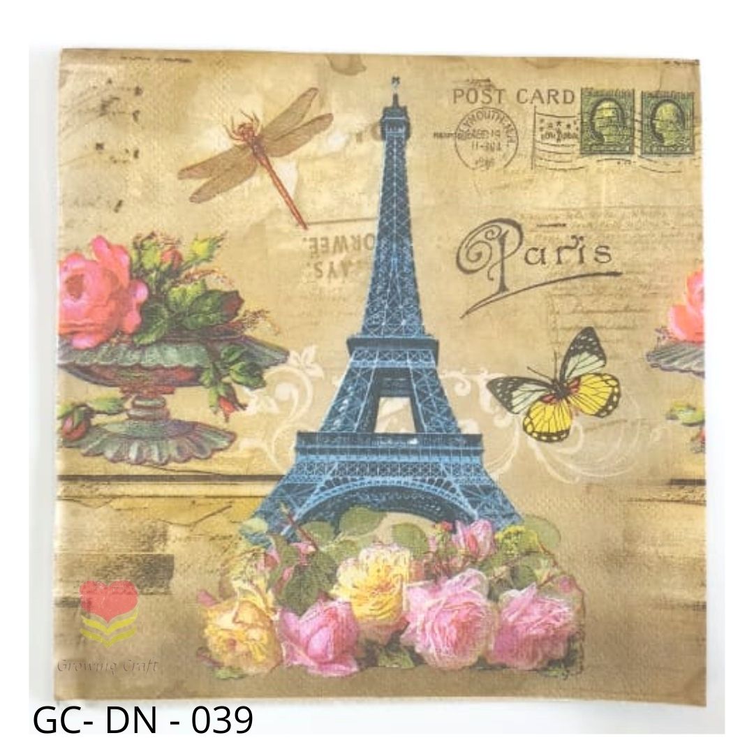 Decoupage Napkins - DN 039 - Growing Craft - Best craft Supplies