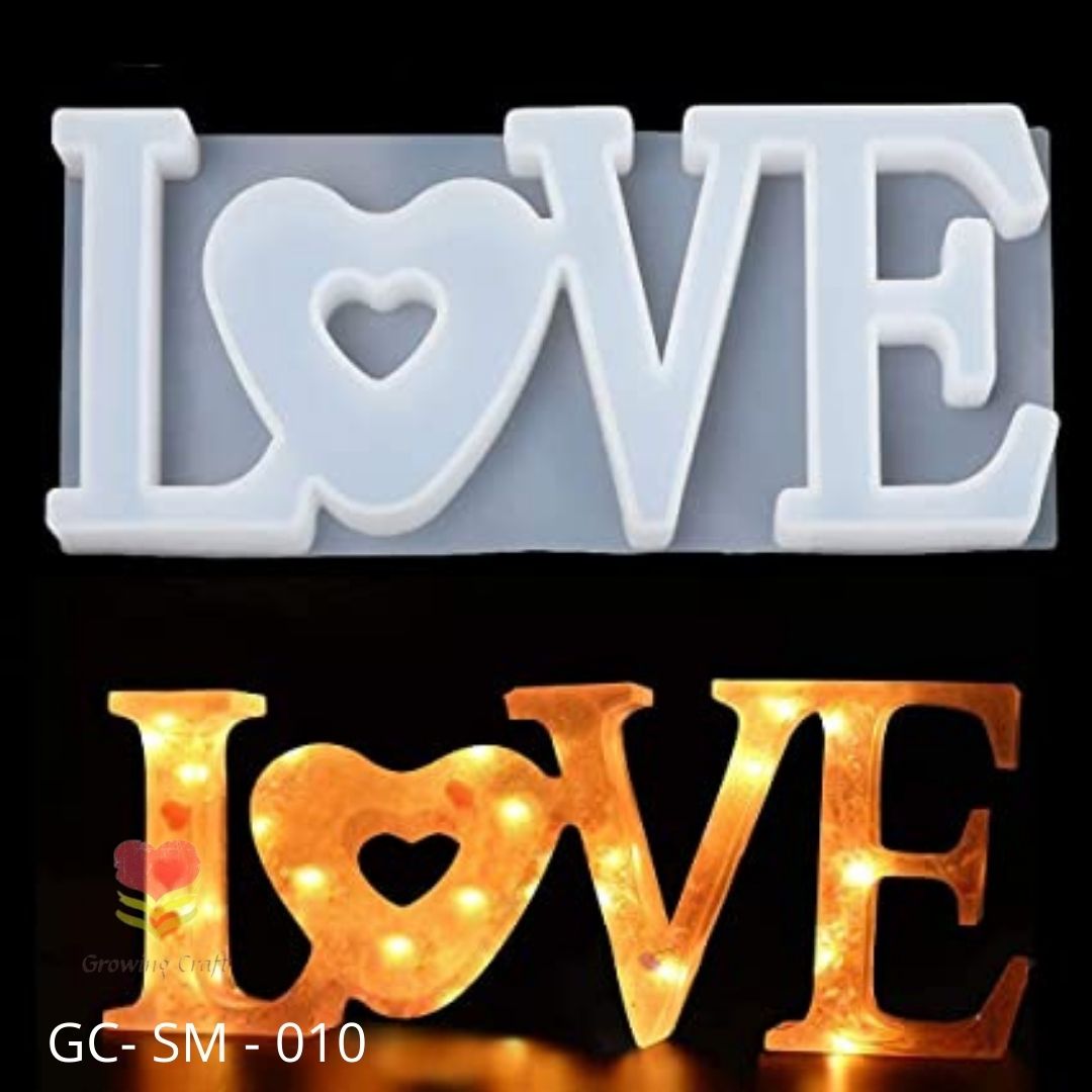 Love Silicon Mould - GC SILICON 055 - Growing Craft - Best craft Supplies