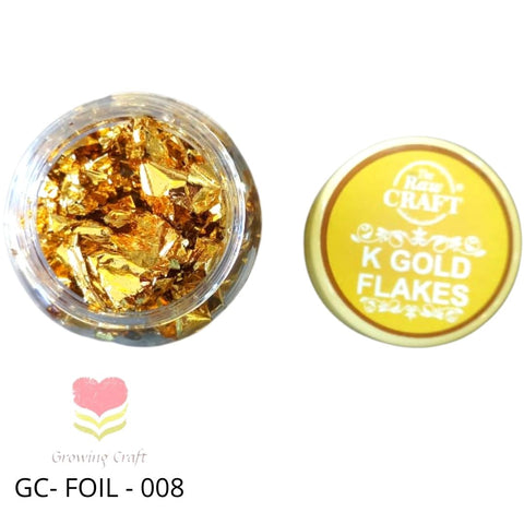 Gliding Flakes - K Gold - Growing Craft - Best craft Supplies