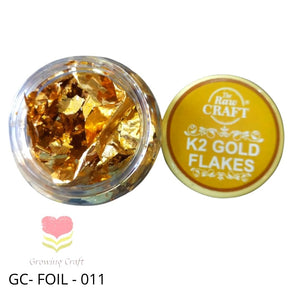 Gliding Flakes - K2 Gold - Growing Craft - Best craft Supplies