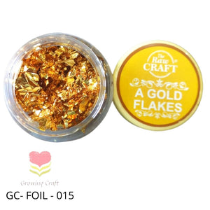 Gliding Flakes - A Gold - Growing Craft - Best craft Supplies