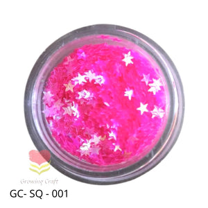 Sequence Fillers - GCSQ 446 - Pinky Star - Growing Craft - Best craft Supplies