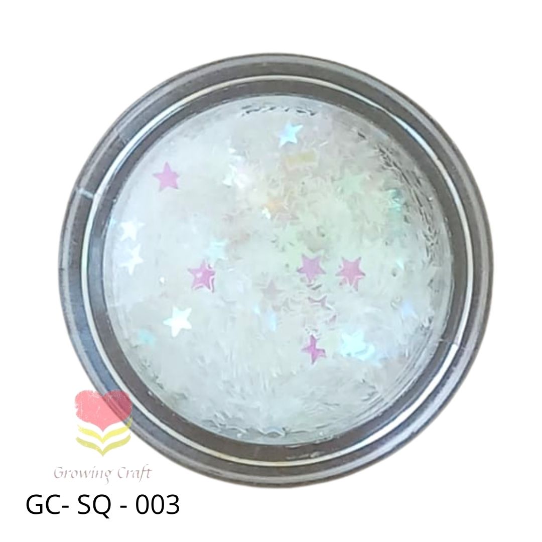Sequence Fillers - GCSQ 447 - Milky Star - Growing Craft - Best craft Supplies