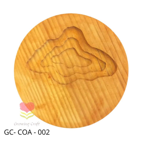 Pine Wood Coaster For Resin Art (002) - Growing Craft - Best craft Supplies