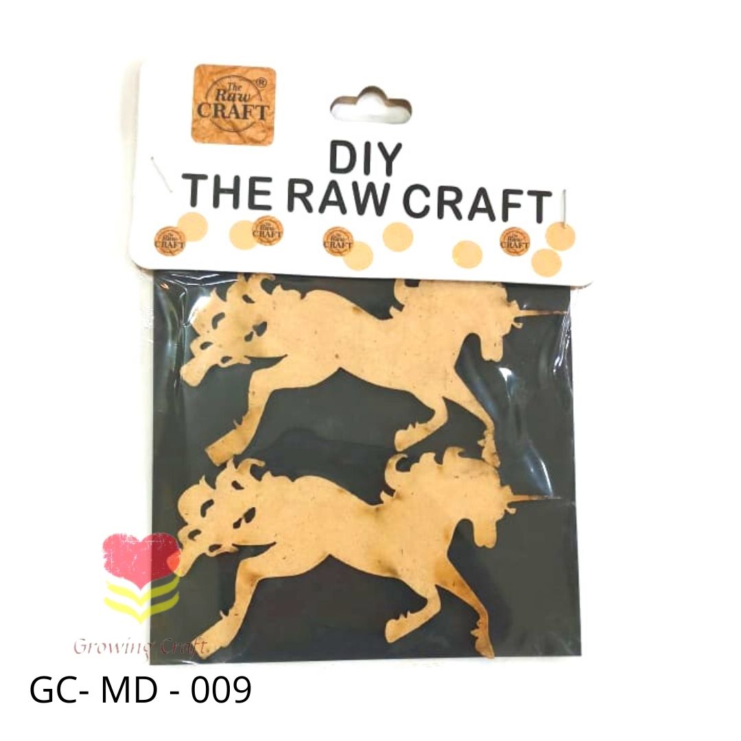 MDF Cut Out - (Unicorn) 009 - Growing Craft - Best craft Supplies