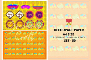 Massive Decoupage Paper Set - 50 - Growing Craft - Best craft Supplies