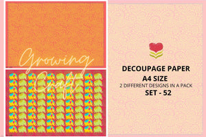 Massive Decoupage Paper Set 52 - Growing Craft - Best craft Supplies