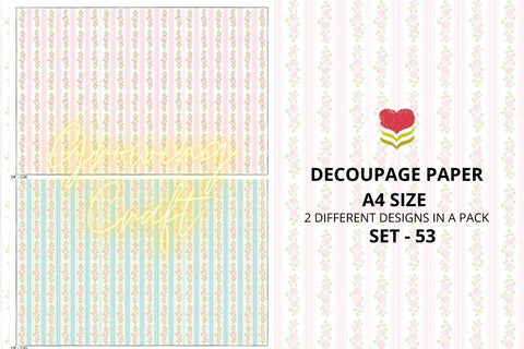 Massive Decoupage Paper Set 53 - Growing Craft - Best craft Supplies