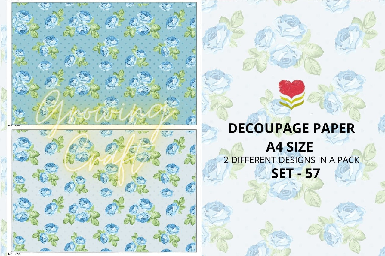Massive Decoupage Paper Set 57 - Growing Craft - Best craft Supplies