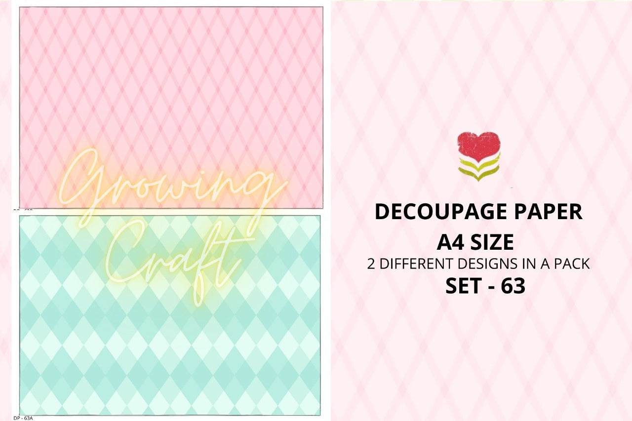 Massive Decoupage Paper Set 63 - Growing Craft - Best craft Supplies