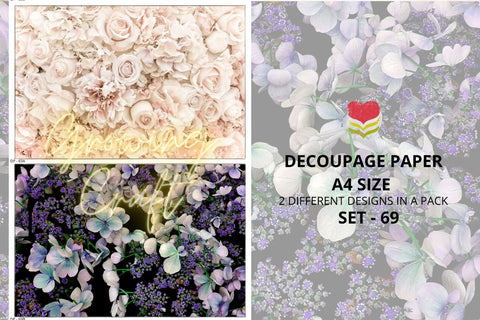 Massive Decoupage Paper Set - 69 - Growing Craft - Best craft Supplies
