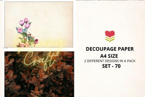 Massive Decoupage Paper Set 70 - Growing Craft - Best craft Supplies
