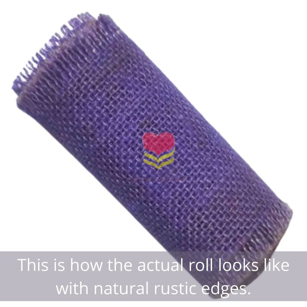 Burlap Roll - Purple - GCBURLAP 006 - Growing Craft - Best craft Supplies