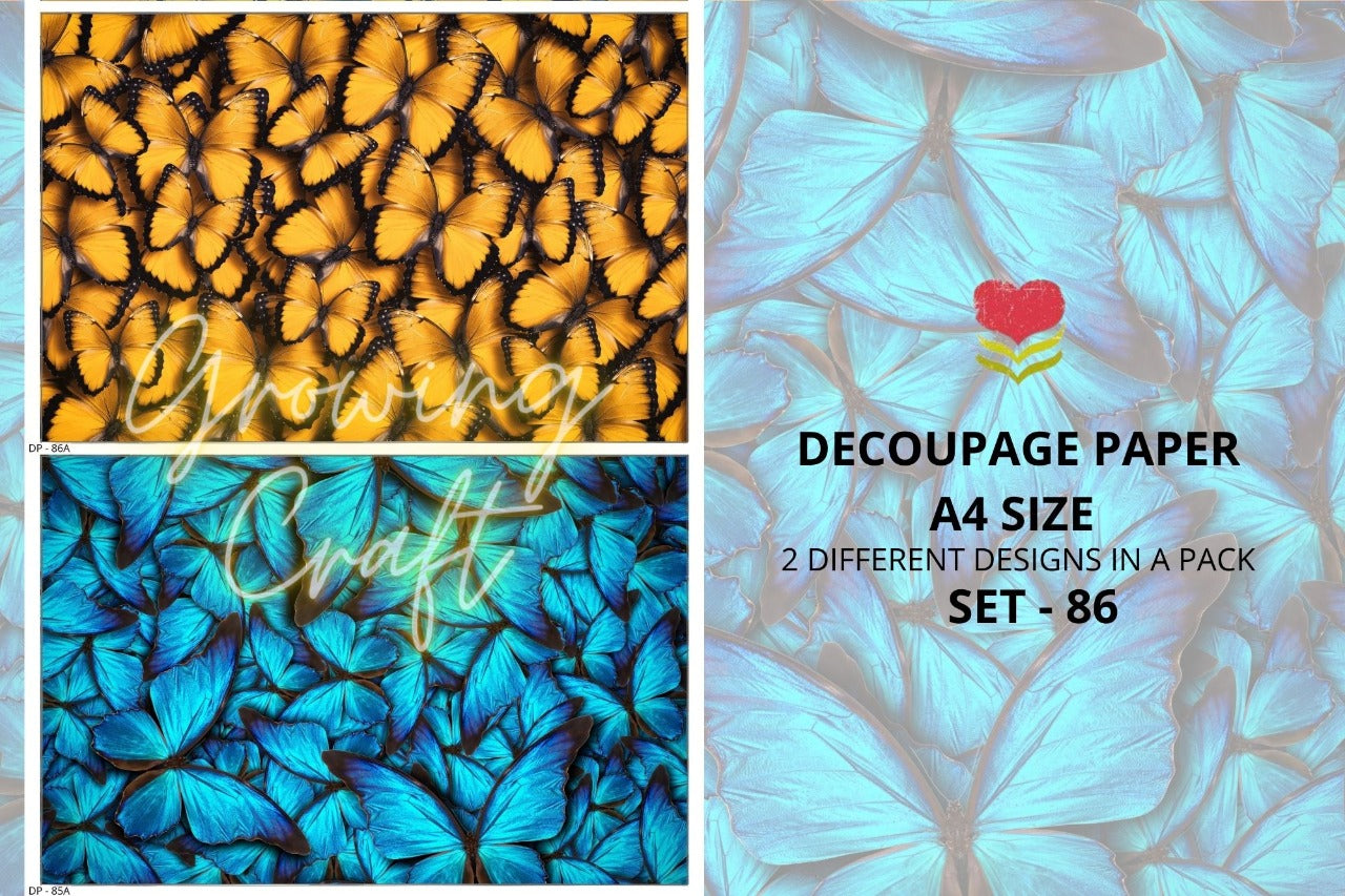 Massive Decoupage Paper Set - 86 - Growing Craft - Best craft Supplies