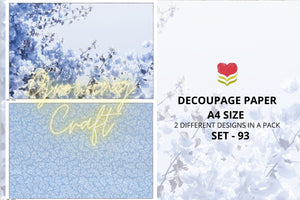 Massive Decoupage Paper Set 93 - Growing Craft - Best craft Supplies