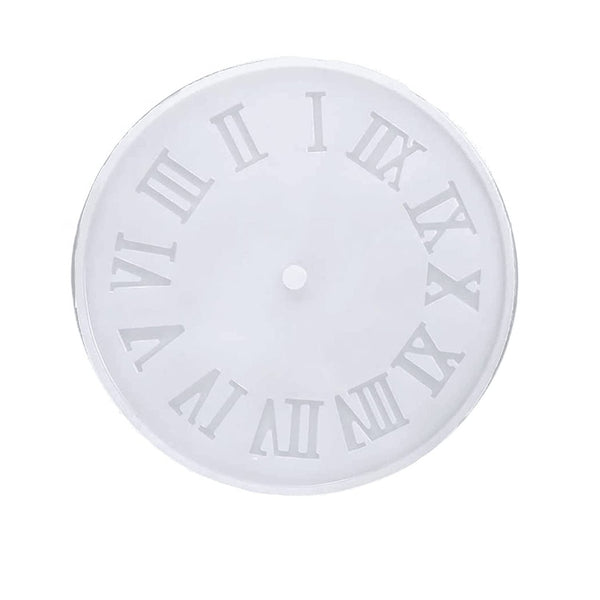 Silicon Mould - Wall Clock - Roman 6" Dia- GC SILICON 053 - Growing Craft - Best craft Supplies