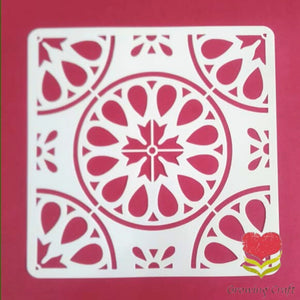 Stencil  -GCS 025 - Growing Craft - Best craft Supplies