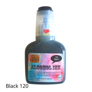 Alcohol Ink - Black - Growing Craft - Best craft Supplies