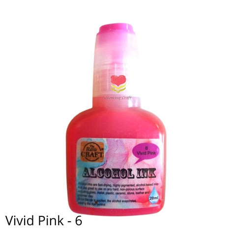 Alcohol Ink - Pink Vivid - Growing Craft - Best craft Supplies