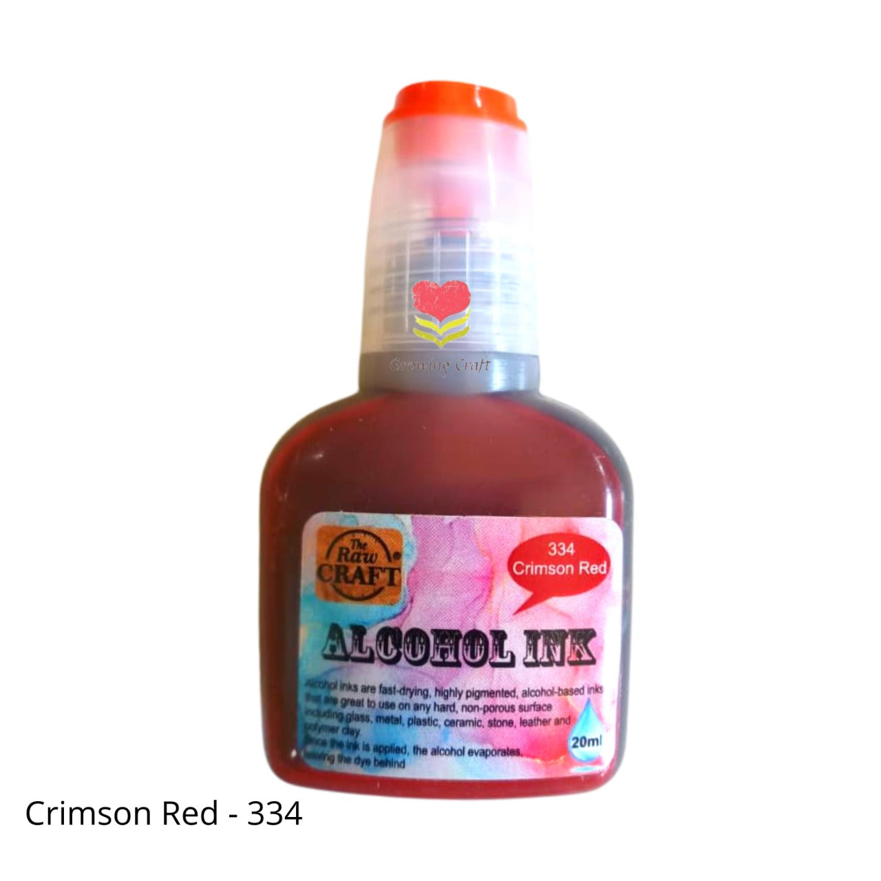 Alcohol Ink - Crimson Red - Growing Craft - Best craft Supplies