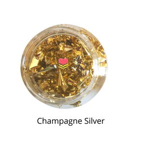 Gliding Flakes  - Champagne Silver - Growing Craft - Best craft Supplies