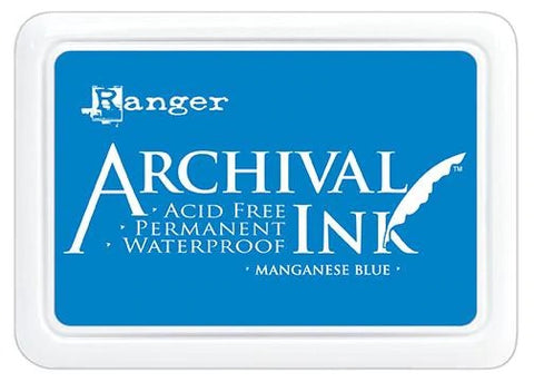 Archival Ink Pad - Manganese Blue - Growing Craft - Best craft Supplies