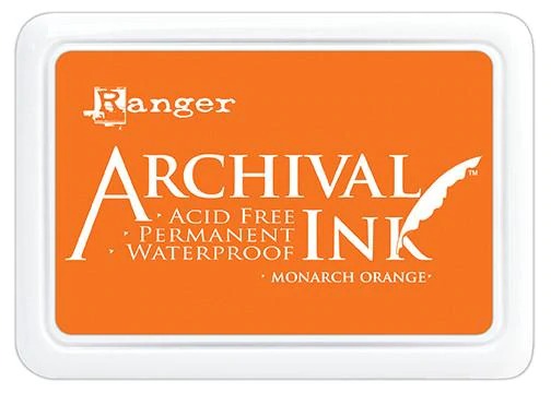 Archival Ink Pad - Monarch Orange - Growing Craft - Best craft Supplies