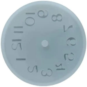 Wall Clock - Numbers 6" Dia(GC SILICON 039) - Growing Craft - Best craft Supplies