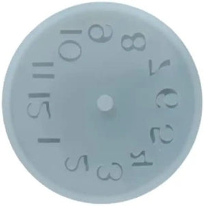 Wall Clock - Numbers 4" Dia(GC SILICON 038) - Growing Craft - Best craft Supplies