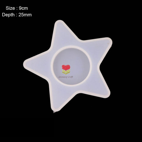 Silicon Mould - T Light Star(GC SILICON 028) - Growing Craft - Best craft Supplies