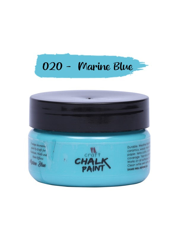 Chalk Paint Marine Blue  20 - Growing Craft - Best craft Supplies