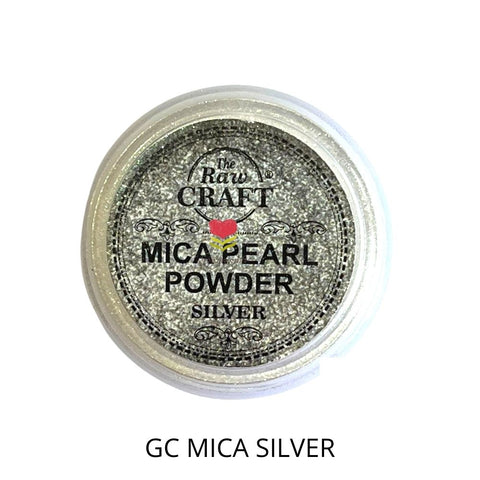 DIY Resin Art Mica Pearl Powder - GC MICA SILVER - Growing Craft - Best craft Supplies