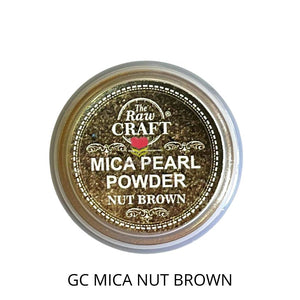 DIY Resin Art Mica Pearl Powder - GC MICA NUT BROWN - Growing Craft - Best craft Supplies