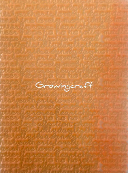 CLASSIC Text Stamp (GCMS A6006) - Growing Craft - Best craft Supplies