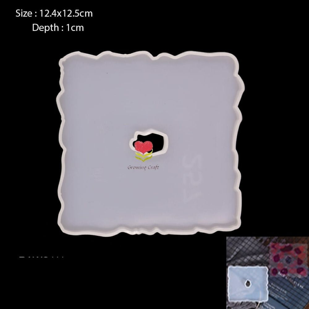 Square Platter (GC SILICON 016) - Growing Craft - Best craft Supplies